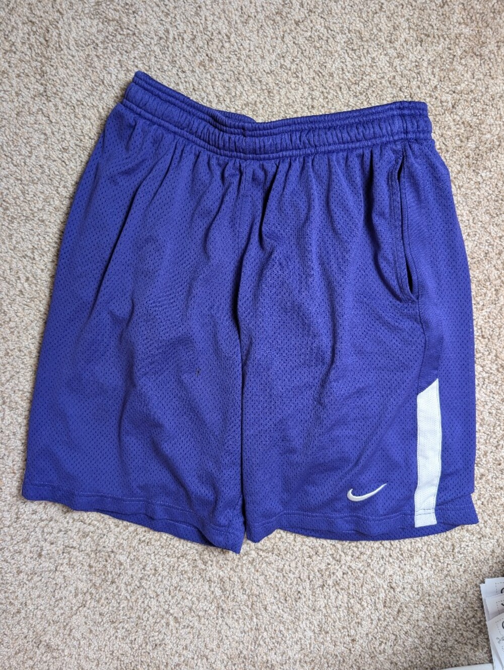 Nike Men’s Purple Athletic Mesh Shorts Size Medium